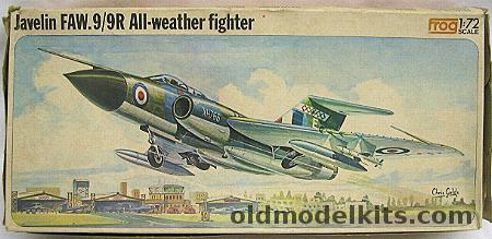 Frog 1/72 Javelin FAW.9 / 9R All Weather Fighter - RAF No. 64 Sq or No. 5 Sq, F408 plastic model kit